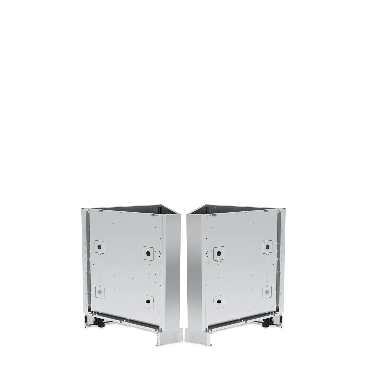 45º x 2 - Corner Stainless Steel Cabinet