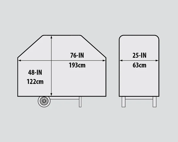 76" Premium Pvc Polyester Cover - Image 2